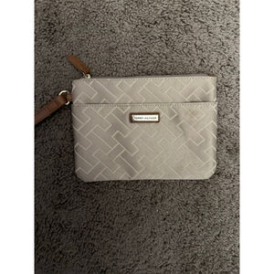 Women's Tommy Hilfiger Beige Monogram Wristlet
